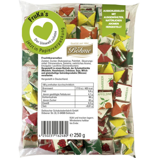 BÖHME FRUCHTKARAMELLEN 250G