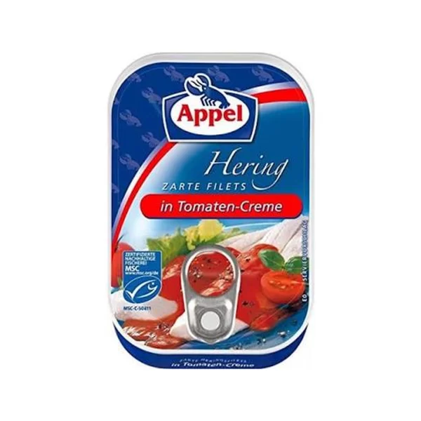 APPEL HERINGFILLETS TOMATEN-CRÈME 100G