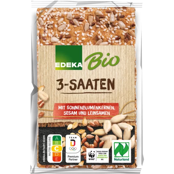 EDEKA BIO KNAECKEBROT 3-SAATEN 200g
