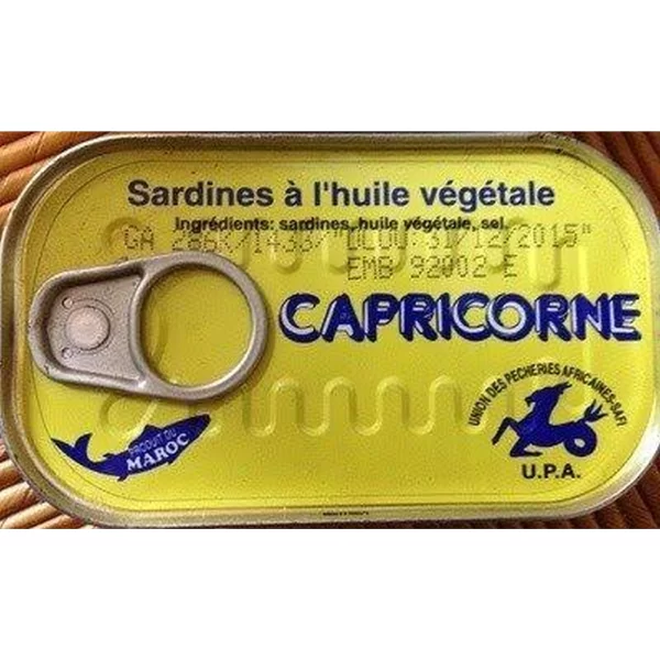 CAPRICORNE SARDINEN 125G