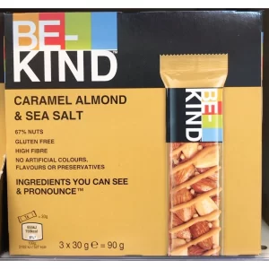BE-KIND CARAMEL ALMOND & SEA SALT3 x 30g