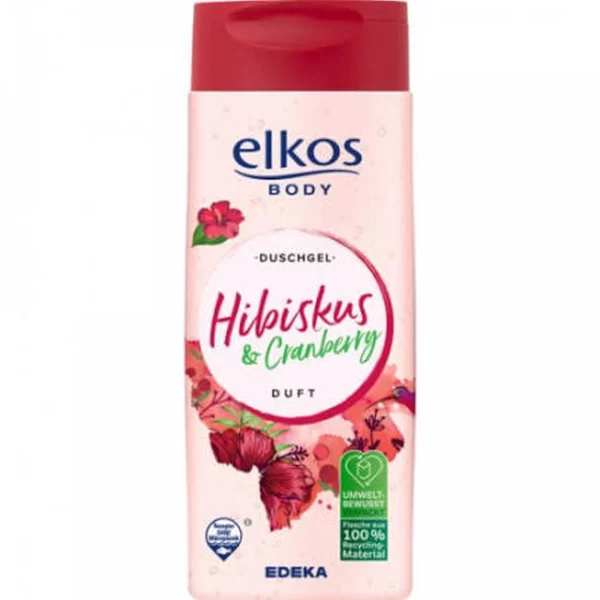 ELKOS DUSCHGEL HIBISKUS&CRANBERRY 400ml