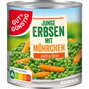 G&G JUNGE ERBSEN MIT MOEHRCHEN 800G