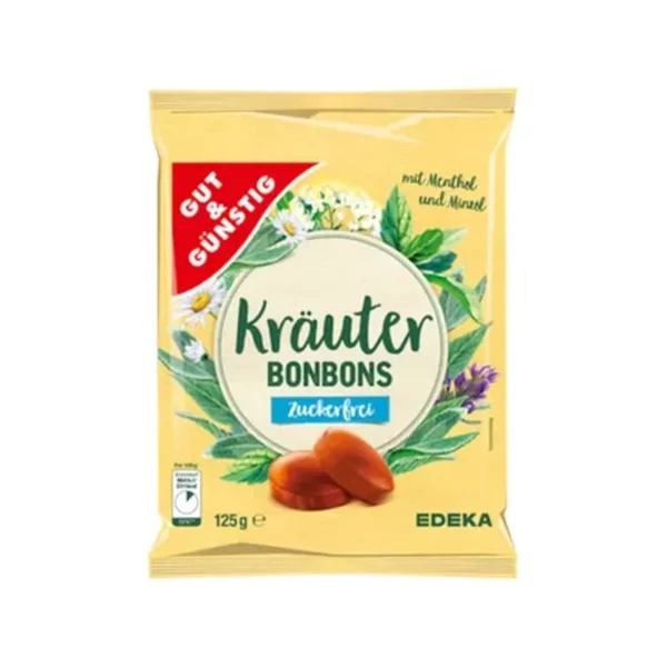 G&G KRAEUTER BONBONS 125G