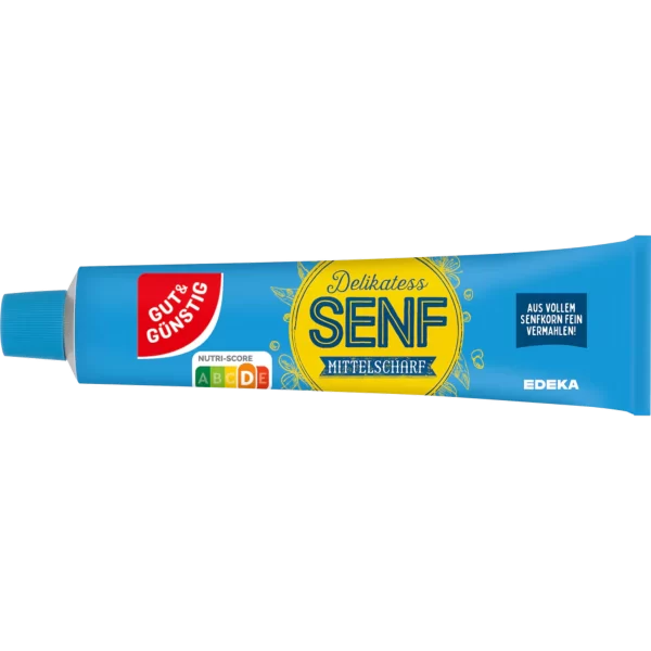 G&G DELIKATESS SENF MITTELSCHARF(TUBE) 200ml