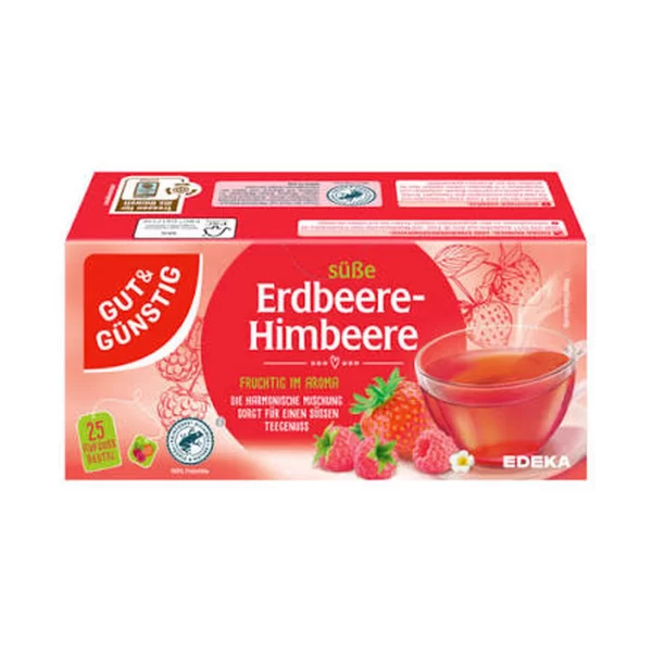 G&G FRUECHTEMISCHUNG TEE ERBEER/HIMBEER 25ER