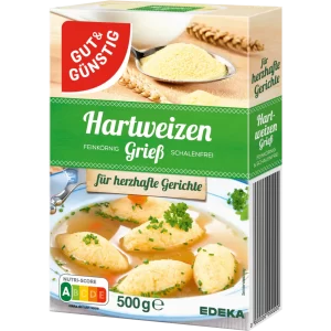 G&G HARTWEIZEN GRIESS 500G