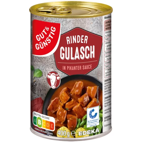 G&G RINDER GULASCH 400G