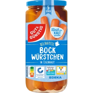 G&G SAFT BOCKWURST 5ST 380G