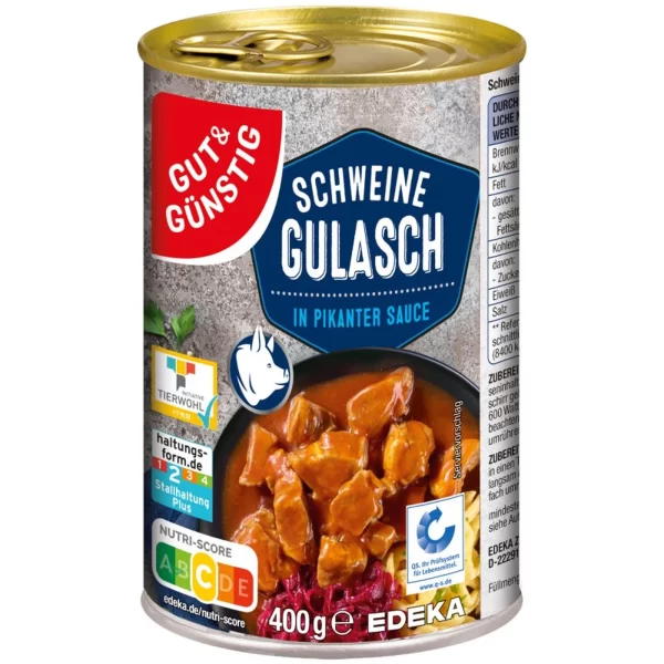 G&G SCHWEINE GULASCH 400G