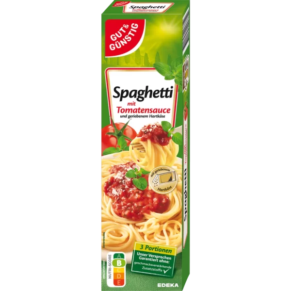 G&G SPAGETTI MIT TAMATENSAUCE PKT 397G