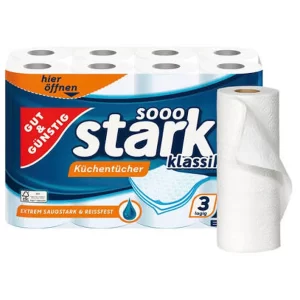 G&G STARK KLASSIK-KUECHENTUECHER 3ply 2x64BL