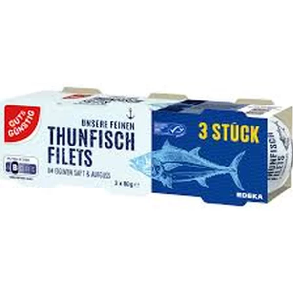 G&G THUNFISCH FILETS 3X80G