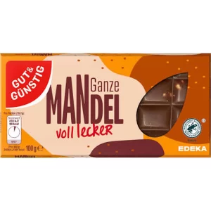 G&G VOLLMILCH GANZEMANDEL 100G
