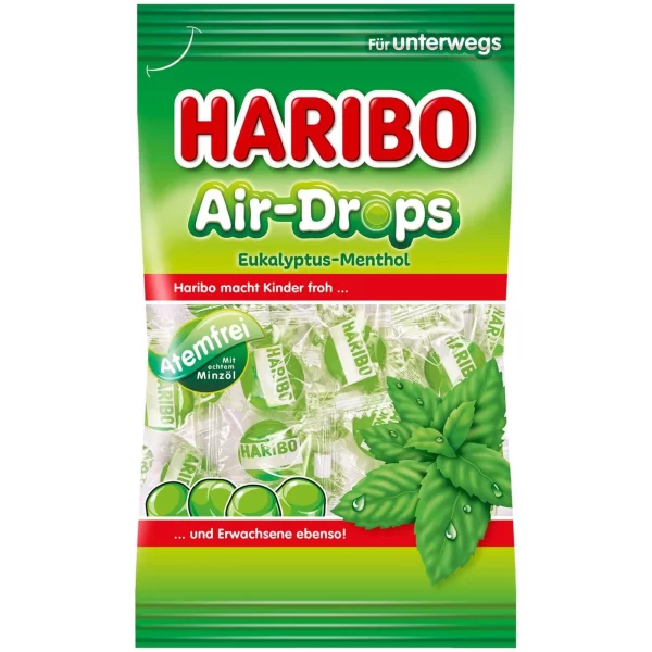 HARIBO AIR-DROPS EUKA-MENTHOL 100G