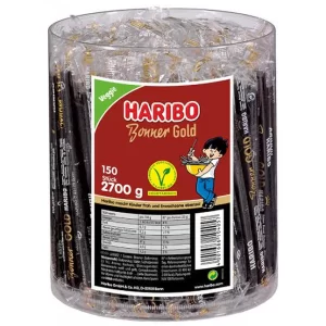 HARIBO LAKRITZ GOLD  150 STICKS 2.7KG
