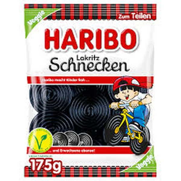 HARIBO LAKRITZ SCHNECKEN 175G