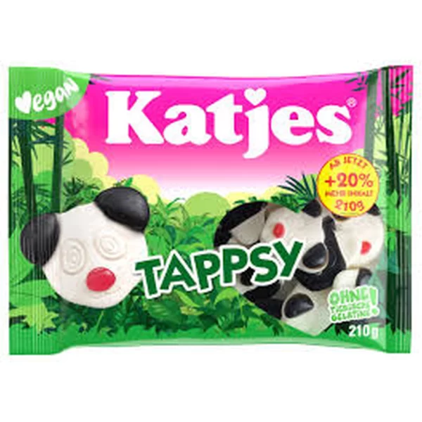 KATJES LAKRITZ TAPPSY VEGAN 210G
