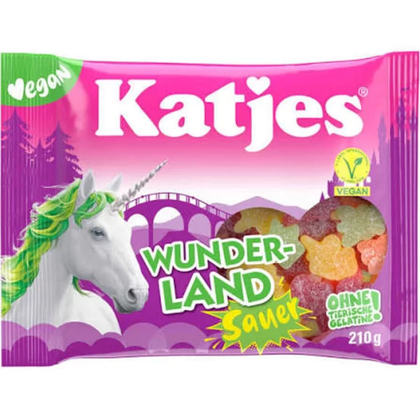 KATJES WUNDERLAND SAUER 210G