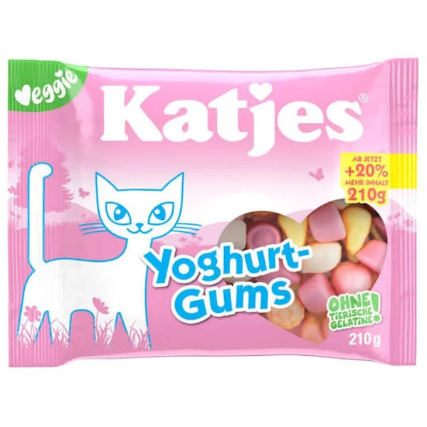 KATJES YOUGURT GUMS 210G