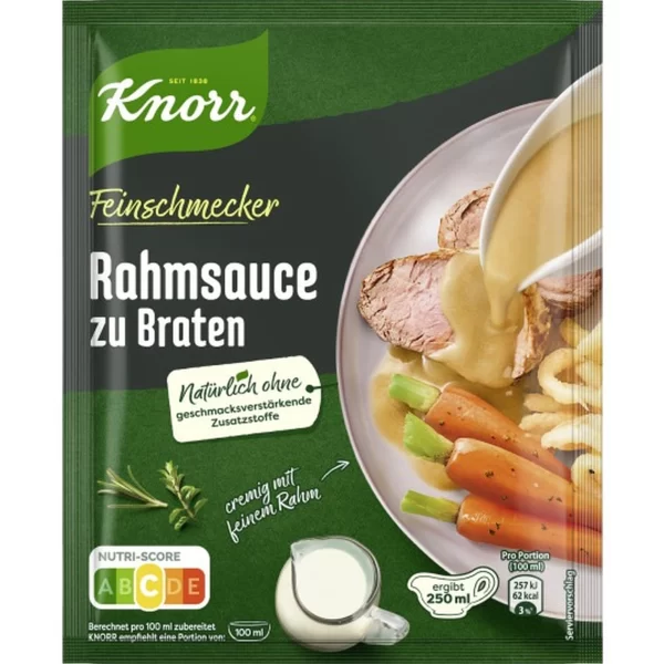 KNORR FEINSCHMECKER RAHMBRATEN SAUCE