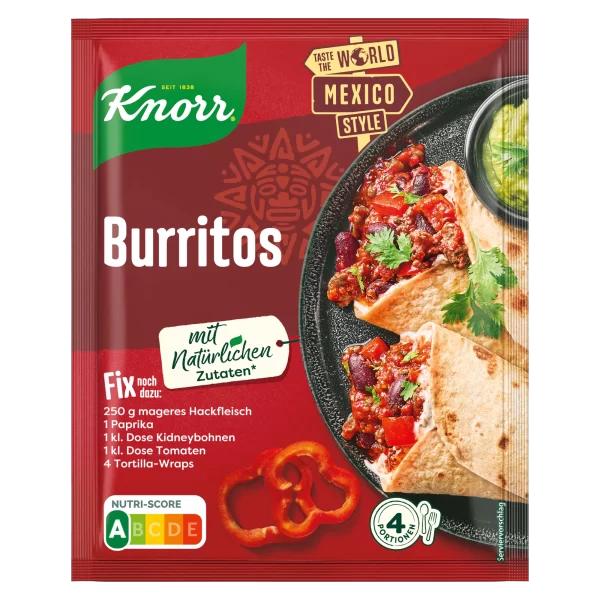 KNORR FIX BURRITOS 33G