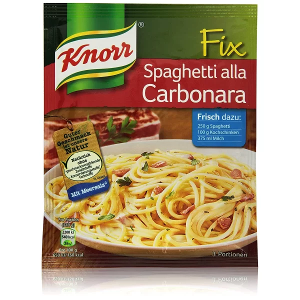 KNORR FIX SPAGHETTI ALLA CARBONARA