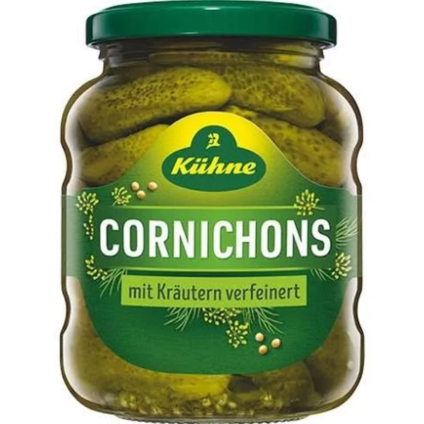 kuhne_feine_cornichon_330g KUEHNE FEINE CORNICHON 330G
