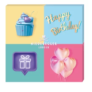 NIEDEREGGER HAPPY BIRTHDAY CUPCAKE 100G