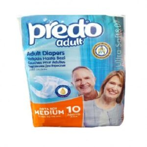 PREDO ADULT DIAPER MED 10PCS