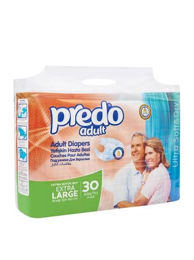 PREDO JUMBO ADULT DIAPER XL 30PCS