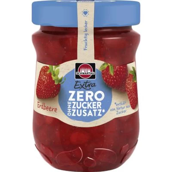 SCHWARTAU EXTRA ZERO ERDBEERE