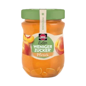 SCHWARTAU WENIGER ZUCKER PFIRSICH 300G