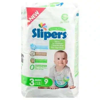 SLIPERS MIDI 4-9KG 9PCS
